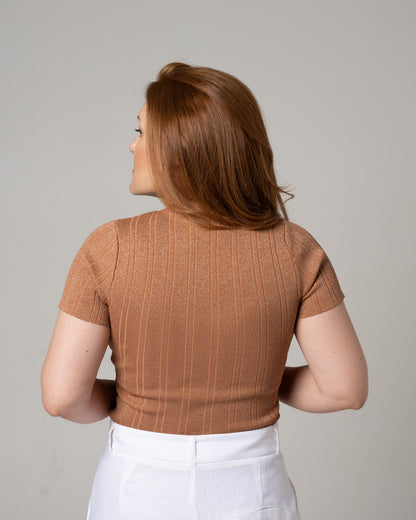 Blusa Tricot Luréx